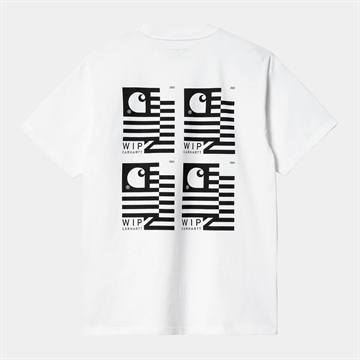 Carhartt WIP T-shirt Stamp State White/Black